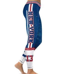 High Waist Leggings New York Giants Football Team