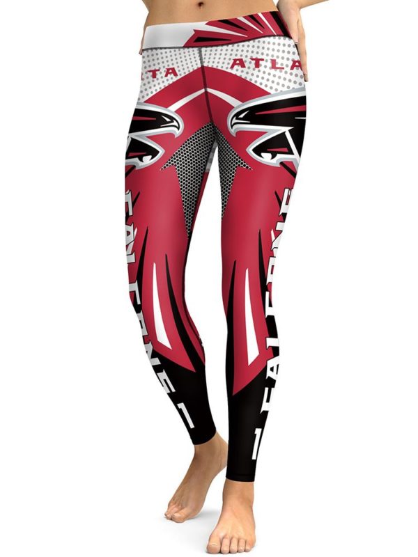 High Waist Leggings NFL Atlanta Falcons Football