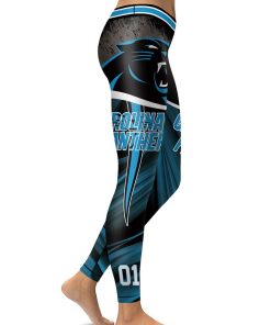 High Waist Leggings NFL Carolina Panthers