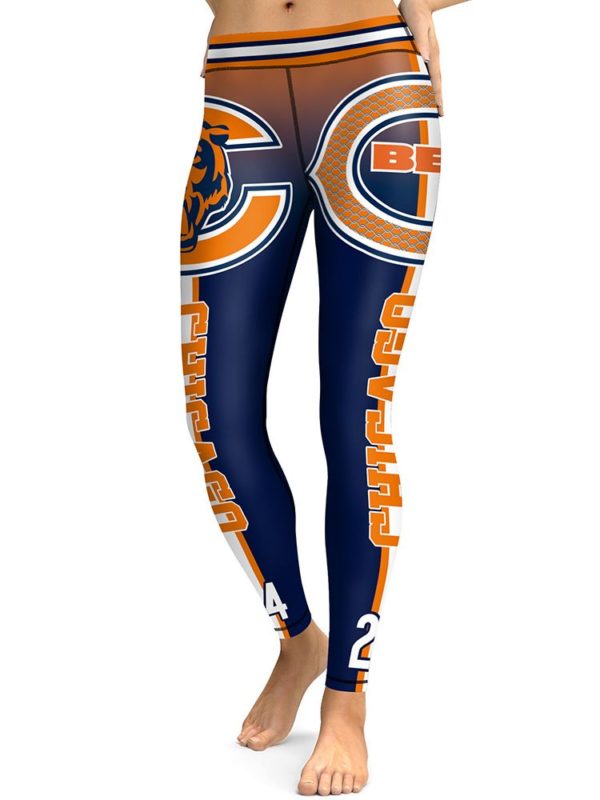 High Waist Leggings NFL Chicago Bears Football