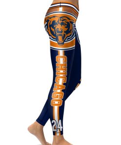 High Waist Leggings NFL Chicago Bears Football