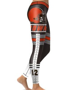 High Waist Leggings NFL Cleveland Browns Football