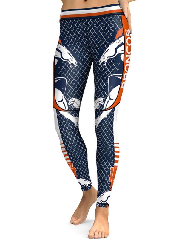 High Waist Leggings NFL Denver Broncos Football