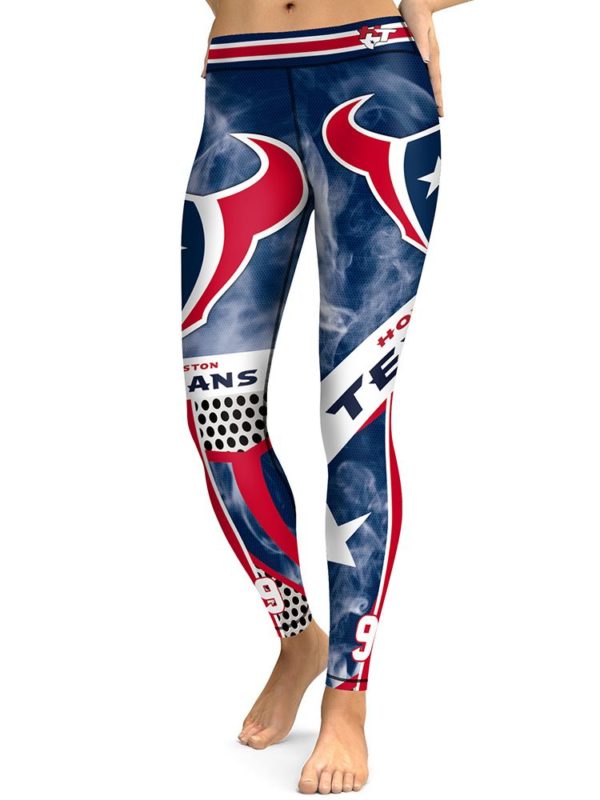High Waist Leggings NFL Houston Texans Football