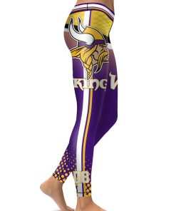 High Waist Leggings NFL Minnesota Vikings Football