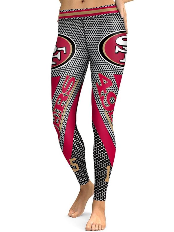 High Waist Leggings NFL San Francisco 49ers Football Team