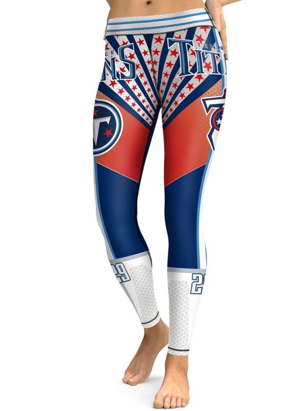 High Waist Leggings NFL Tennessee Titans Football