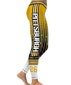High Waist Leggings Pittsburgh Steelers Football