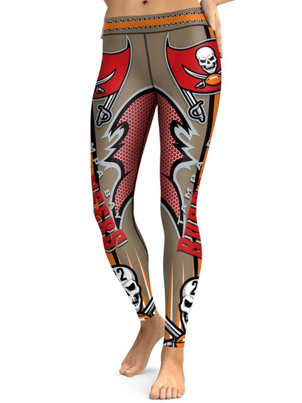 High Waist Leggings Tampa Bay Buccaneers Footbal