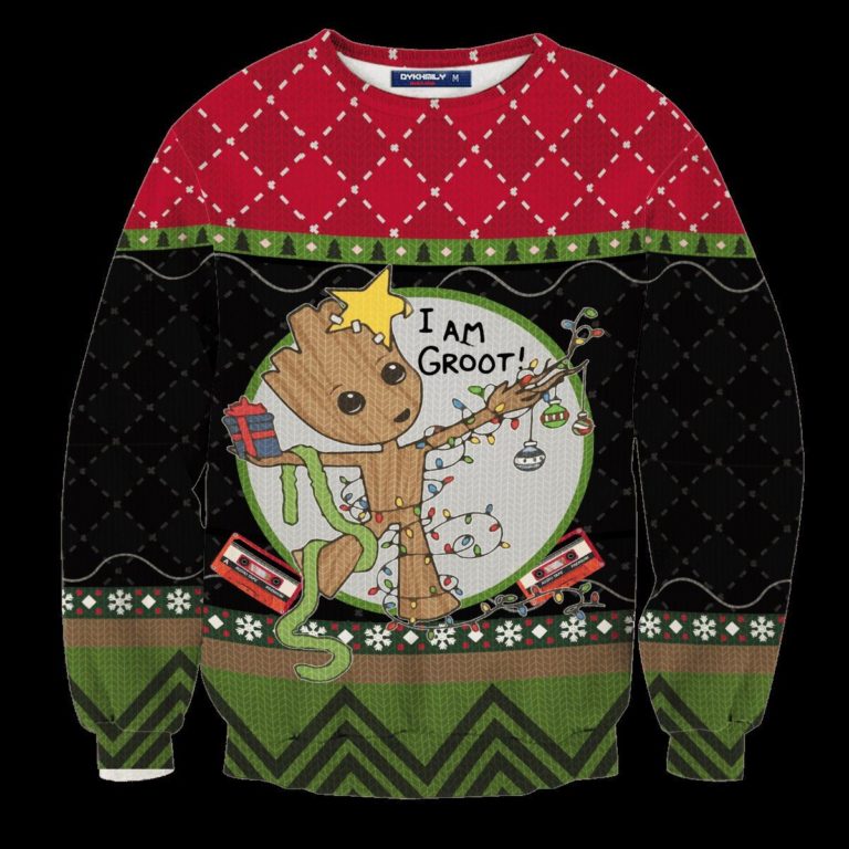 I am Groot Unisex Wool Sweater