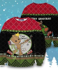 I am Groot Unisex Wool Sweater I am Groot Unisex Wool Sweater