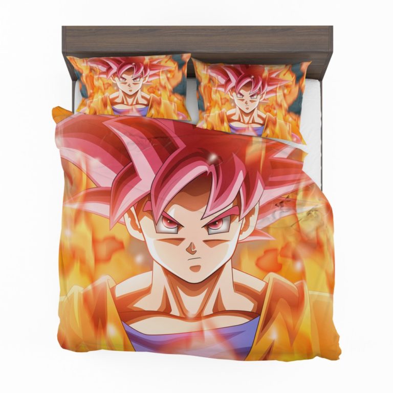 Japanes Anime Goku Bedding Set