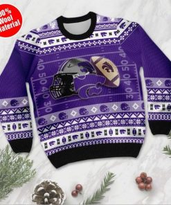 Kansas State Wildcats Custom 3D Printed Ugly Christmas Sweater
