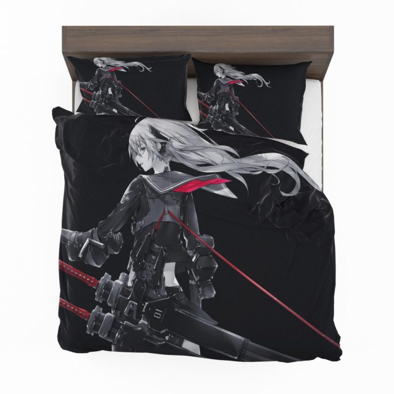 Katana Anime Girl Cute Anime Bedding Set