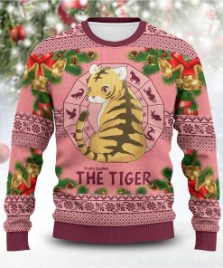 Kisa The Tiger Unisex Wool Sweater
