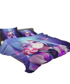 Lollipop Anime Girl Bedding Set