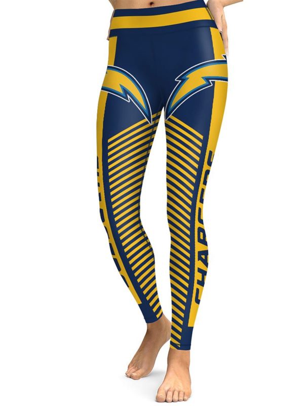 Los Angeles Chargers Football High Waist Leggings