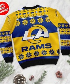 Los Angeles Rams Wool 3D Printed Ugly Christmas Sweater