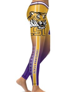 LSU Tigers AOP High Waist Tights