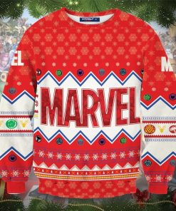 Marvel Christmas Unisex Wool Sweater