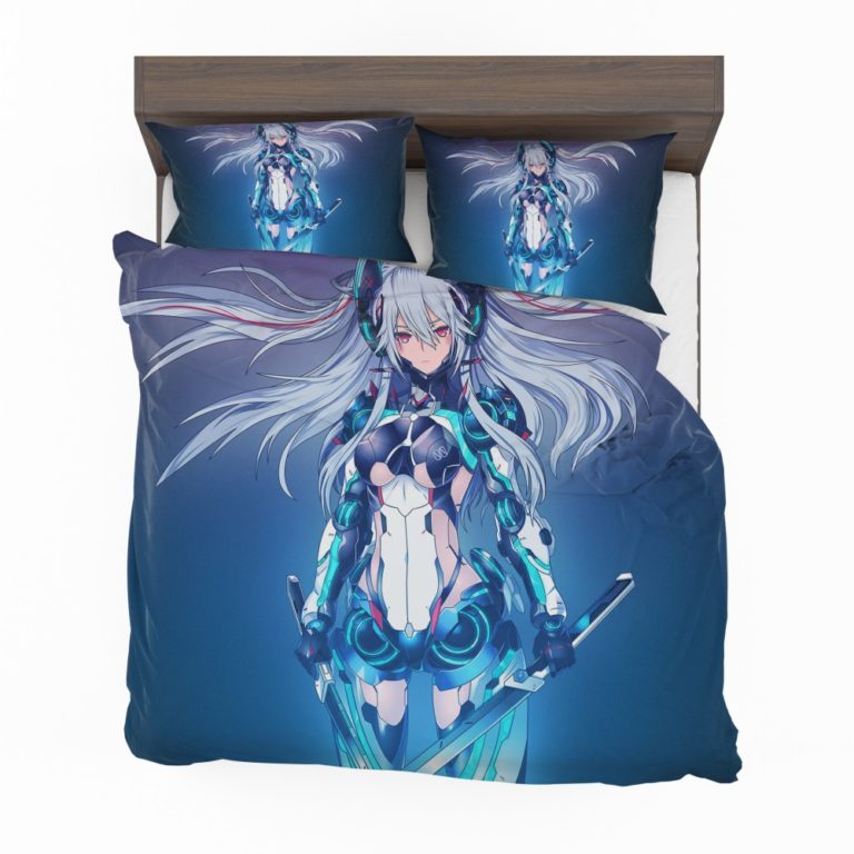 Mecha Girl Cute Anime Bedding Set