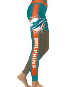 Miami Dolphins Football High Waist Leggings