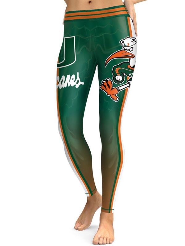 Miami Hurricanes High Waist Tights