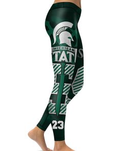Michigan State Spartans High Waist Leggings