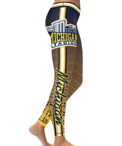 Michigan Wolverines Team High Waist Leggings