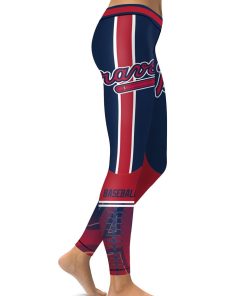 MLB Atlanta Braves Baseball High Waist Leggings