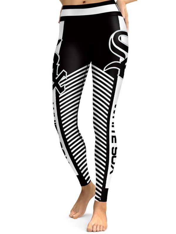 MLB Chicago White Sox Womens High Waisted Tights & Leggings
