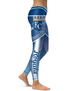 MLB Kansas City Royals Baseball Womens High Waisted Tights & Leggings