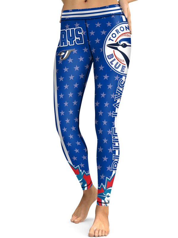 MLB Toronto Blue Jays Baseball High Waist Leggings