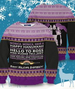 Monica Happy Hanukkah Unisex Wool Sweater