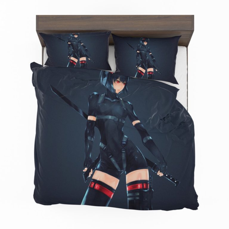 Motoko Kusanagi Ghost In The Shell Bedding Set
