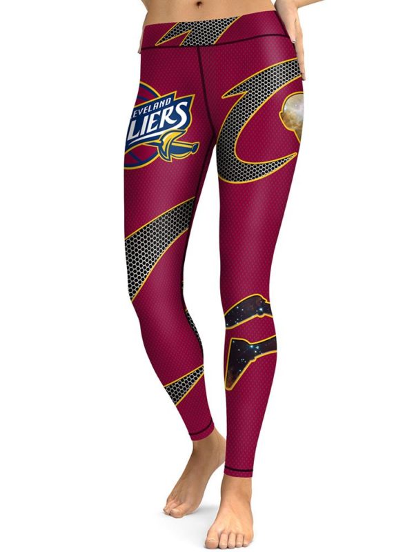 NBA Cleveland Cavaliers Basketball High Waist Leggings