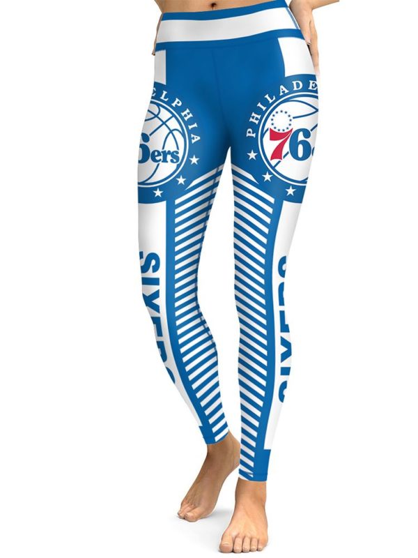 NBA Philadelphia 76ers Basketball High Waist Leggings