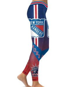 New York Rangers Hockey High Waist Leggings