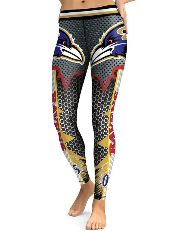 NFL Baltimore Ravens Football High Waist Leggings