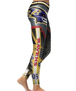 NFL Baltimore Ravens Football High Waist Leggings