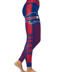 NFL Buffalo Bills Football Team Womens High Waisted Tights & Leggings