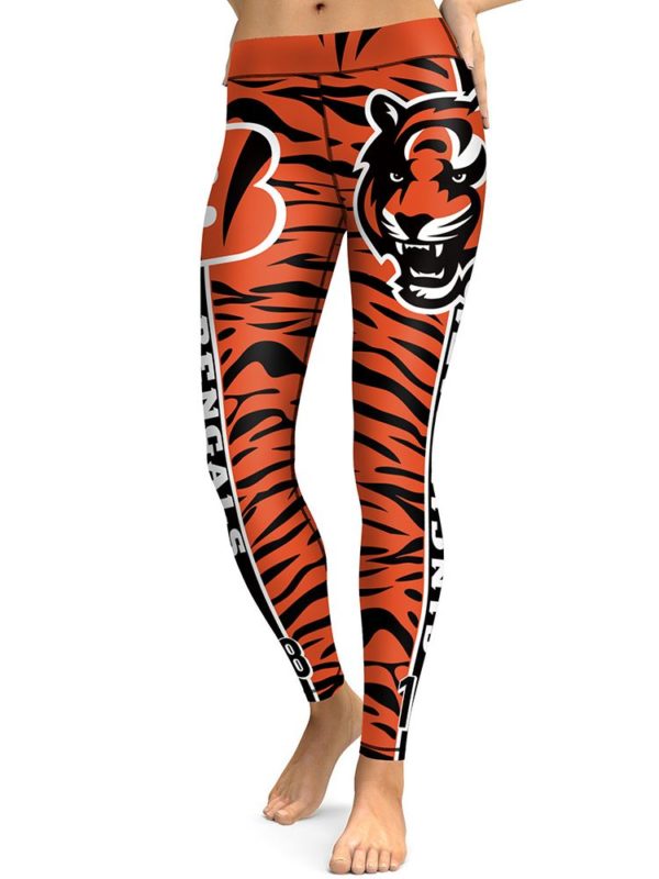 NFL Cincinnati Bengals High Waist Leggings