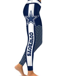 NFL Dallas Cowboys Football Team High Waist Leggings