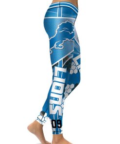 NFL Detroit Lions Football High Waist Leggings