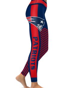 NFL New England Patriots Football Womens High Waisted Tights & Leggings