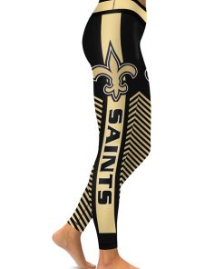 NFL New Orleans Saints Football Team High Waist Leggings
