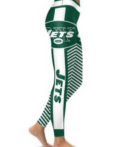 NFL New York Jets Football Team High Waist Leggings