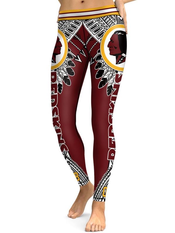 NFL Washington Redskins High Waist Leggings