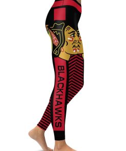 NHL Chicago Blackhawks Hockey High Waist Leggings