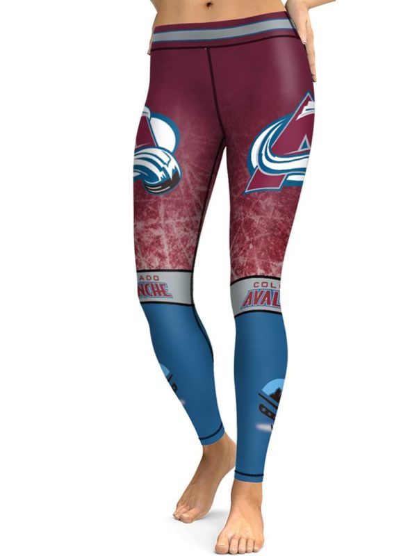 NHL Colorado Avalanche High Waist Leggings